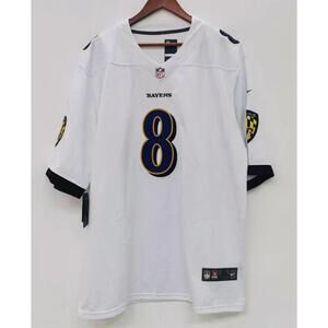 Lamar Jackson Baltimore Ravens official Nike Jersey white